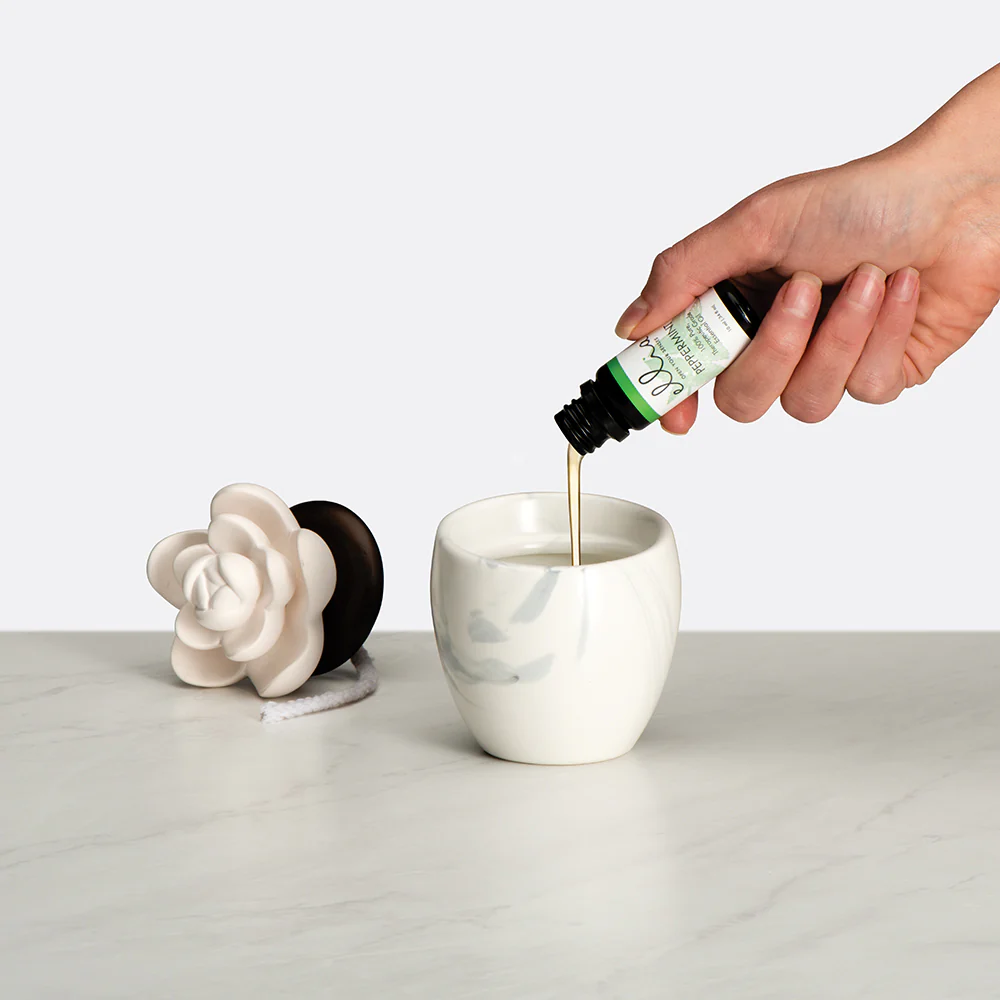 Lotus Leaf Porcelain Aroma Diffuser - Image 2