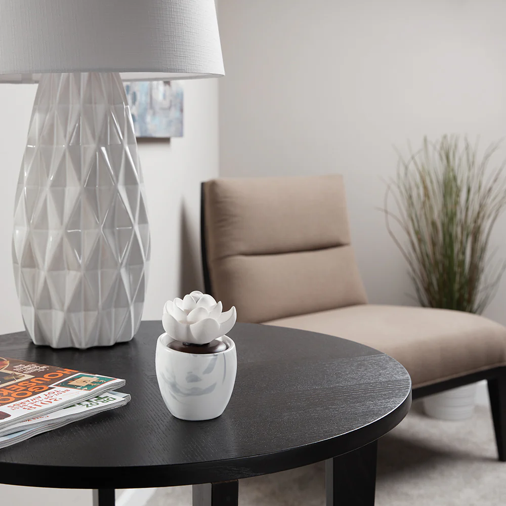 Lotus Leaf Porcelain Aroma Diffuser - Image 4