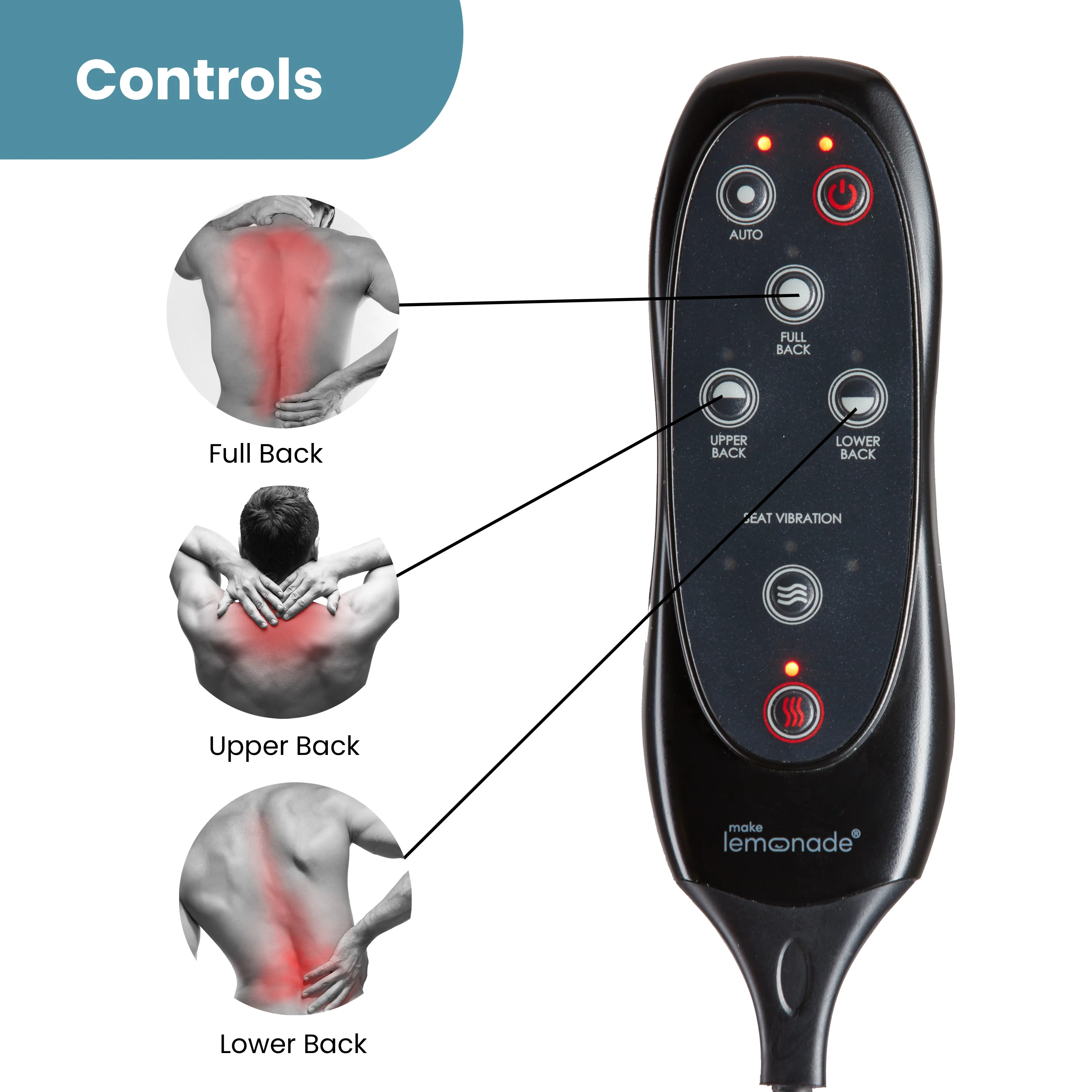 Make Lemonade 3-D Hands Back Massager - Image 4